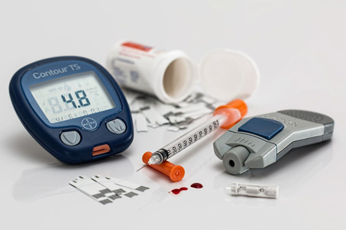 Medical supplies associated with diabetes