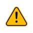 Danger triangle symbol
