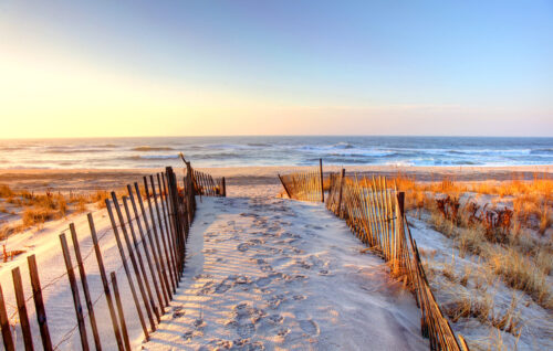 Ponquogue Beach in the Hamptons