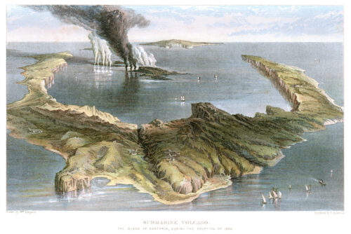 Submarine Volcano A Tale of Two Cities Destroyed by Catastrophic Volcanic Eruptions: Santorini and Pompeii