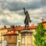 Statue of Marquis de Lafayette in Le Puy-en-Velay, France