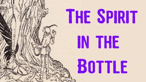 The fairy tale "the Spirit in the Bottle"