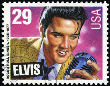 Elvis Presley postage stamp Elvis Presley postage stamp