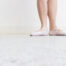 ballet first foots position on right frame on the street with point shoes