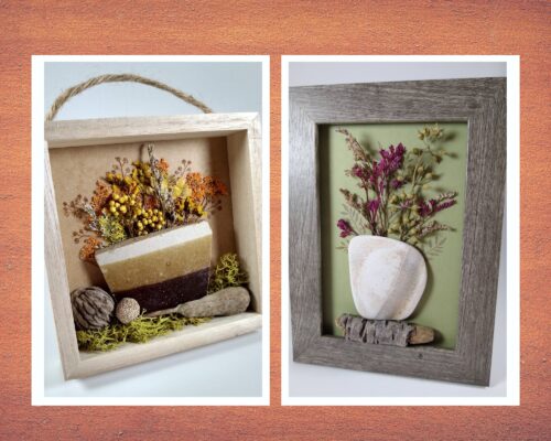 Sample of Autumn Flowers frame