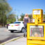 Santa Fe, NM: A Santa Fe New Mexican vending machine features a newspaper headline reading "The American pope,” a day after Pope Leo XIV was elected.